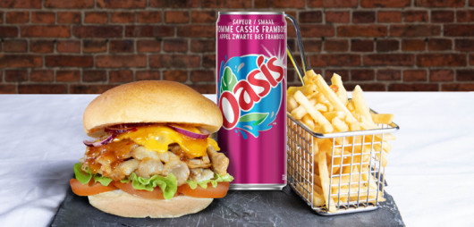 Menu L Swicy kebab burger