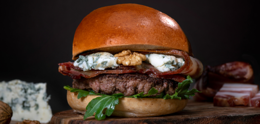 Winter cheese burger